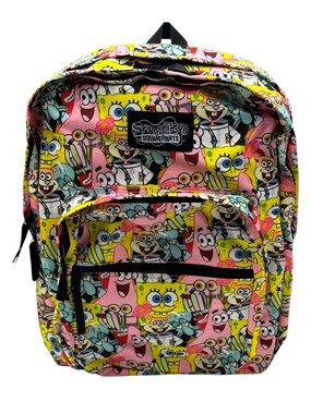 Mad Engine SpongeBob SquarePants Bikini Bottom Friends Multi Character Backpack
